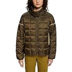 Esprit Damen 072EE1G309 Jacke, 355/DARK Khaki