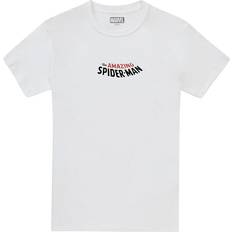 Spider-Man L, White Spider-Man Mens City T-Shirt