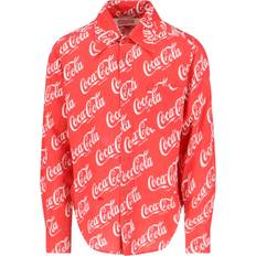 Bekleidung ERL Red Printed Shirt Red Coca Cola