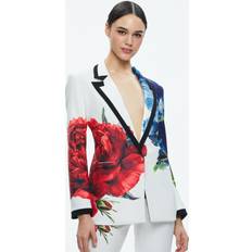 Boyfriend Tops Alice + Olivia Denny Le Parisien Notch Collar Boyfriend Blazer