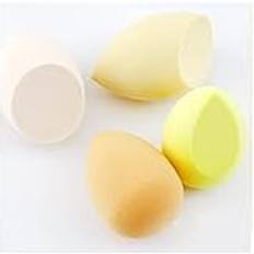 Dunlap Puderpuff 4 stycken/påse smink blender makeup puff makeup sponge foundation svamp skönhet verktyg Ansiktspuderpuff Size Yellow