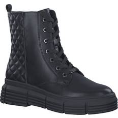 s.Oliver Lukkede Booties - Sort
