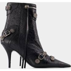 Balenciaga Boots Balenciaga Cagole Ankle Boots Leather Black black