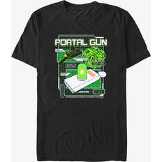 Hot Topic Rick & Morty Portal Gun Schematic Big & Tall T-Shirt