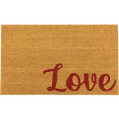 Entrance Mats Northlight Natural Coir "Love" Outdoor Brown
