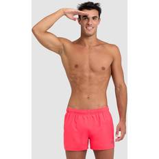 Rot Badehosen Arena Badeshorts Herren Fluo Red-dark Olive