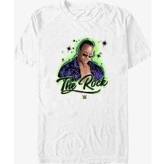 T-shirts Hot Topic WWE The Rock Airbrushed Paint Style Portrait T-Shirt