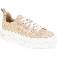 Natural - Women Shoes BCBGeneration Riso Platform Sneaker Women's Natural Raffia Sneakers