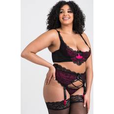 Sexleksaker LoveHoney Boudoir Belle Cherry Quarter Cup Bra Set