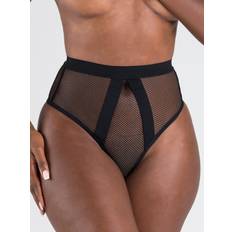 Sexleksaker LoveHoney Lovehoney Black High-Waisted Fishnet Thong Black