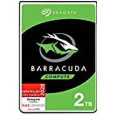 Seagate Barracuda 2TB interne Festplatte HDD, 2.5 Zoll, 5400 U/Min, 128 MB Cache, SATA 6GB/s, silber, FFP, Modellnr. ST2000LMZ15