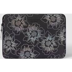 Computer Accessories Kate Spade kate spade new york Hollyhock Iridescent Black Puffer Sleeve Laptop Sleeve