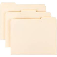 Smead Manila File Folder, 1/3-Cut Tab, Letter 100 Box