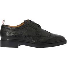 Thom Browne Classic Longwing Brogue - Black Pebble Grain