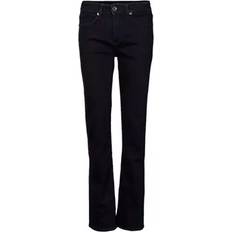 Claire Woman Janice jeans med kort benläng dam, Navy denim