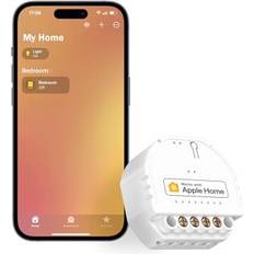 Meross Smart Light Switch Module, DIY Wall Switch Module, Wireless Relay Smart Switch works with Apple HomeKit, Alexa, Google