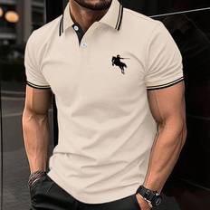 Shein Polo Shirts Shein Mens Short Sleeve Polo Shirt With Contrast Edge