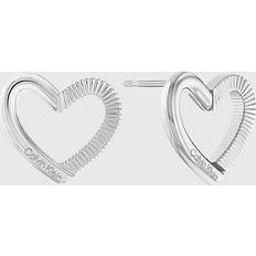 Calvin Klein Øreringe Calvin Klein Earrings Minimalistic Hearts Silver One