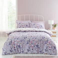 Purple Duvet Covers Catherine Lansfield Isadora Floral Lilac Duvet Cover White