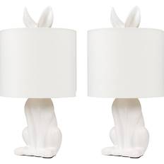 Lighting ValueLights Pair Of Modern Rabbit Hare Table Lamp