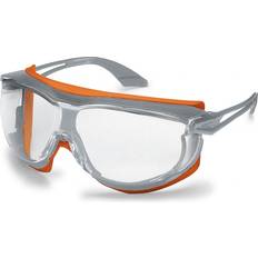 Orange Équipements de protection Uvex 9175275 LUNETTES de sécurité protection ciel, transparent, gris/orange