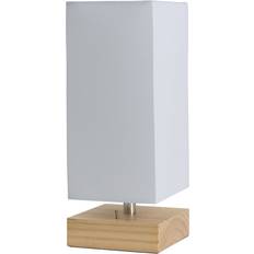 Lighting ValueLights Modern Pine Wood Table Lamp