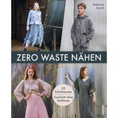 Handarbeitsmuster reduziert Zero Waste Nähen. 25 Schnittmuster Zuschnitt ohne Stoffreste