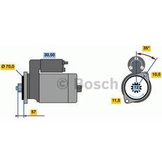 Bosch 0986023540 Starter Motor 2354 12 V