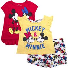 Disney Other Sets Children's Clothing Disney Girl's Wide Variety Shirts & Short Set 3-piece - Minnie & Mickey