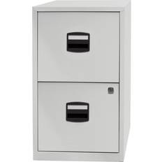 Grey Liquor Cabinets Bisley PFA 2-Drawer Filing Liquor Cabinet