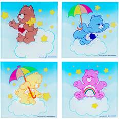 Silver Buffalo Care Bears Clouds Glass Coaster