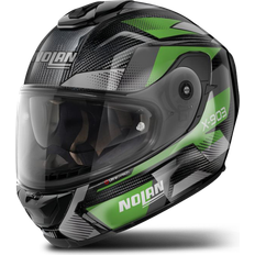 X-Lite Nolan X-903 Ultra Carbon Highspeed N-Com Casco, negro-gris-verde, tamaño para hombre