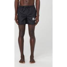 Swimming Trunks Balmain Black Jacquard Swim Shorts