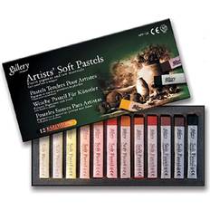 Mungyo Arts & Crafts Mungyo Gallery Artist's Soft Pastels Earth Tones 12-pack