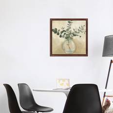 Lily Manor Greenery Still Life III Emma Scarvey Painting Print on Framed Art