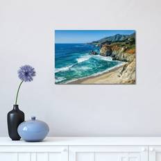 Highland Dunes Coastline Of California Big Sur Framed Art