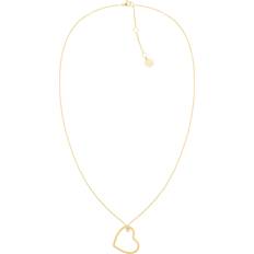 Tommy Hilfiger Halsband Tommy Hilfiger Heart Necklace - Gold/Transparent