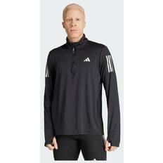 Adidas Jakker Adidas Own The Run Half Zip Laufshirt - Schwarz