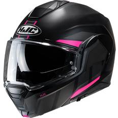 HJC Motorcykelhjelme på tilbud HJC Flip-Up Hjelm I100 - Sort/Pink