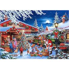 Jigsaw Puzzles The House of Puzzles 1000 Piece Jigsaw 2023 Christmas Collectors Edition No.18 Santas Express NEW JULY 2023"