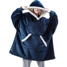 Northix Cozy Hoodie, Oversize Blue