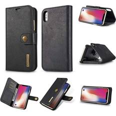 DG-Ming Wallet 2i1 til Apple iPhone XS Max 6,5 sort