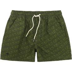 Oas Squiggle Swim Shorts - Green