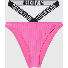 3XL Bikiniunderdelar Calvin Klein High Leg Bikini Bottoms Intense Power Pink