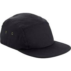 Canvas Caps Beechfield Canvas Panel Baseball Cap Black One