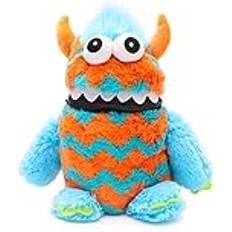 Toyland 9" 23cm Blue & Orange Colour Worry Monster Plush Soft Loves Eating Your Worries