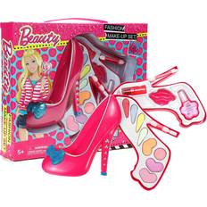 Kids Girl Makeup Toy Set Non Toxic Cosmetic High Heel Shape Play Kits Children Gift for Over 7 Years Old