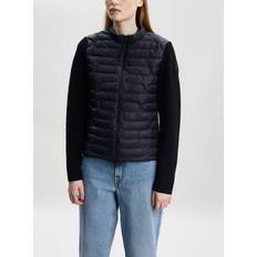 Moncler Uni Cardigans Moncler Padded Cardigan Jacket Women's - Black