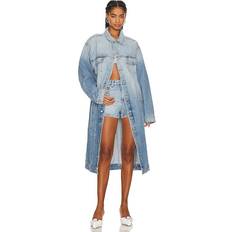 Denim Coats EB Denim Webster Trench in Denim-Light. XL