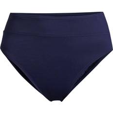 Lands' End Bikini Bottoms Lands' End Women Chlorine Resistant High Leg High Waisted Bikini Swim Bottoms